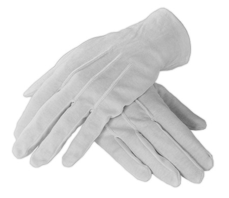  Victorian Edwardian Mens Accessories White Synthetic Solid Gloves |Antique Vintage Old Fashioned Wedding Theatrical Reenacting Costume | Fancy Nanny and Chimneysweep