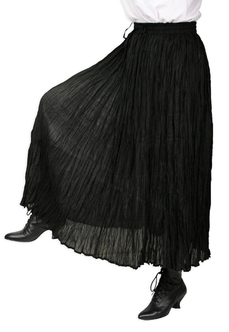 Black Broomstick Skirt 89
